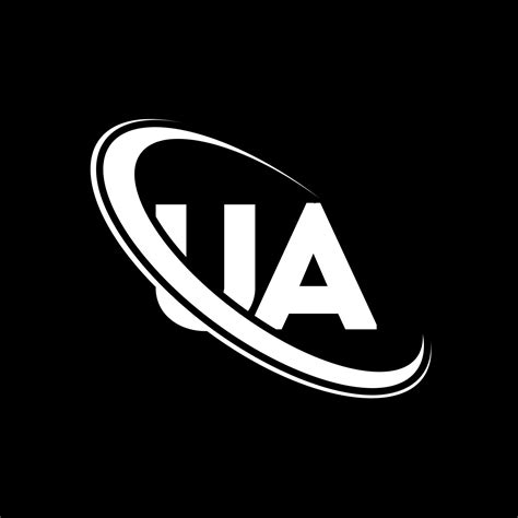 Ua Logo U A Design White Ua Letter Ua Letter Logo Design Initial