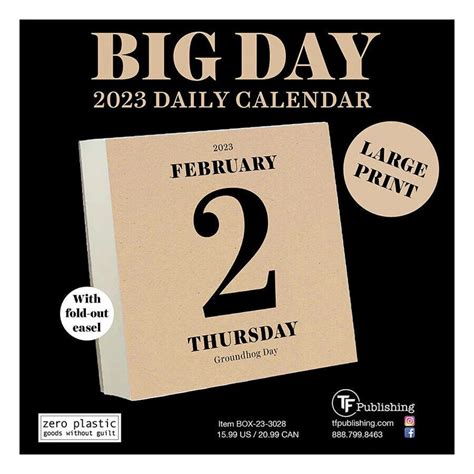 TF Publishing 2023 Today S Date Daily Desktop Calendar Etsy
