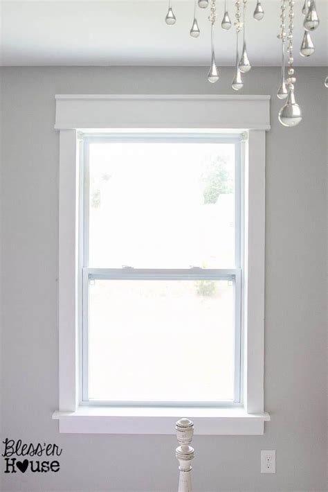 Diy Window Trim The Easy Way Blesser House I Want To Trim All