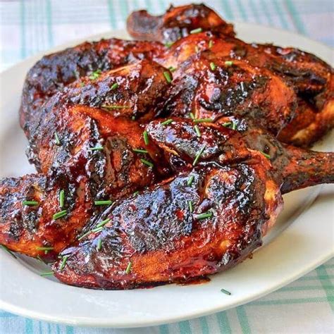 Double Barbecue Chicken Using Both A Barbecue Dry Rub To Infuse
