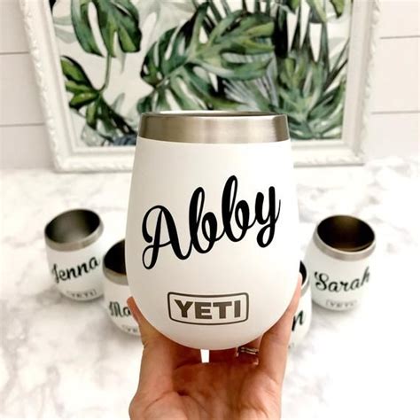 Sip In Style With Our Personalized 10oz Yeti Insulated Wine Tumblers