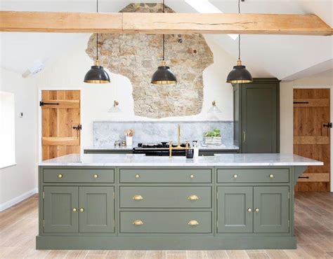Green Kitchen Cabinet Inspiration Best Green Paint Colors — Farmhouse