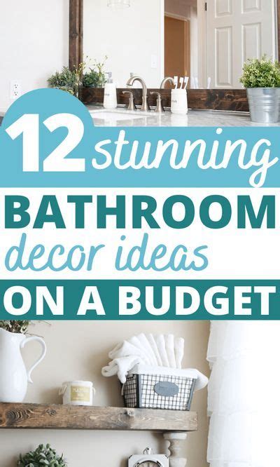 12 Diy Bathroom Decor Ideas On A Budget You Cant Afford To Miss Out On