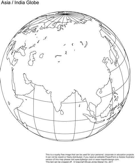Blank Globe Map World Map Gray
