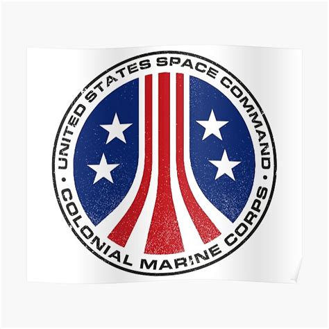Colonial Marine Logo Poster For Sale By Mookey1976 Redbubble
