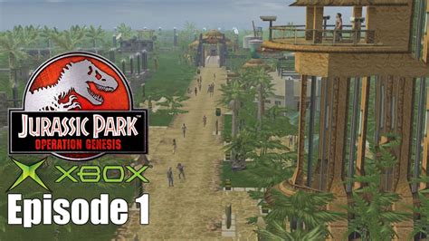 Xbox Jurassic Park Operation Genesis Let S Play Ep 1 YouTube