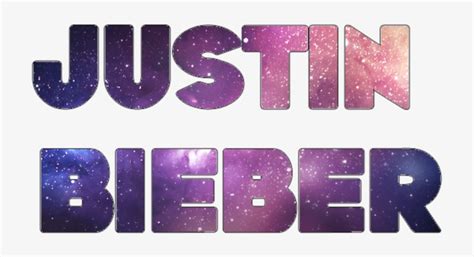 Justin Bieber Logo Name Free Transparent Png Download Pngkey