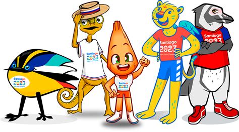 Mascota Oficial Santiago 2023 Juegos Panamericanos Y Parapanamericanos