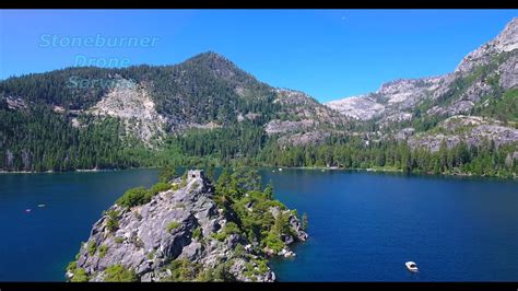 Lake Tahoe Emerald Bay And Fannette Island 4k Drone Youtube