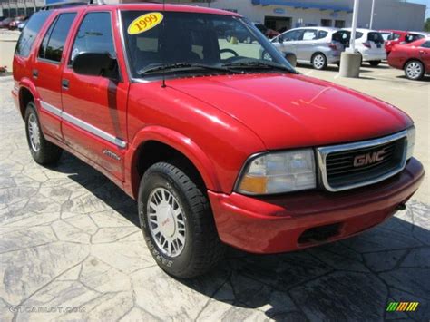 1999 Fire Red Gmc Jimmy Sle 4x4 32269179 Car Color