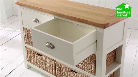 Shop cream console tables at luxedecor.com. Cotswold Cream Painted Large Console Table - YouTube