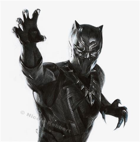 Black Panther Drawing By Quelchii On DeviantArt Black Panther