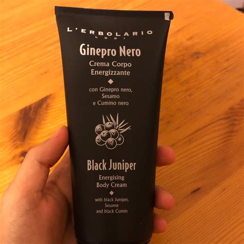 Lerbolario Ginepro Nero Crema Corpo Energizzante Review Abillion