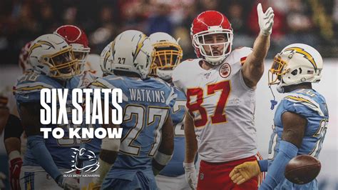 Find and buy tickets to all games. Six Stats to Know for Week 2 | Chiefs vs. Chargers