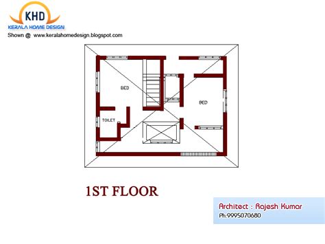 Home Plan And Elevation 1750 Sq Ft Kerala Home Design And Floor