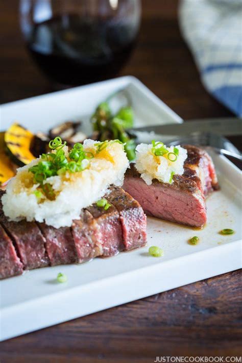 When i was in kobe, i had this amzing steak rice bowl and i knew i had to recreate at home this dish! Sous Vide Steak - Japanese Style (Wafu) 和風ステーキ • Just One Cookbook