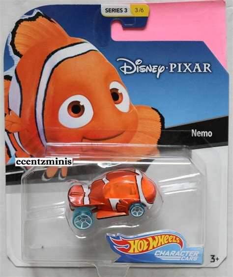 Hot Wheels Coleção Disney 3 Nemo Lançamento Frete Grátis
