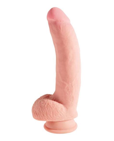 King Cock Triple Density 10 Inches Fat Dildo With Balls Beige On Literotica