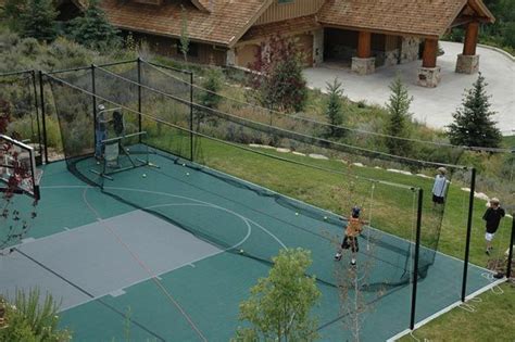 Baseball and softball batting cages are an extremely useful training tool that players across the world put to good use. Backyard batting cage for my son | Backyard sports ...