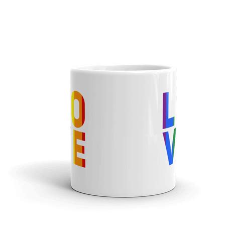 Pride Lgbtq Mug Love T Mug Gay Pride Coffee Mug Queer Etsy Uk
