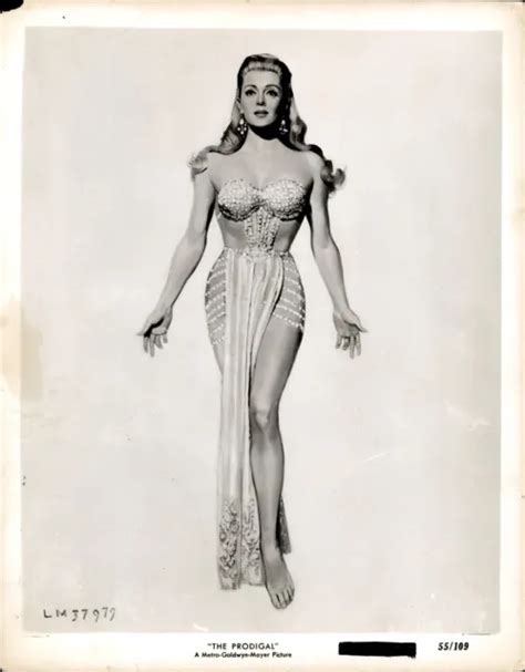 Br Rare Original Photo Lana Turner The Prodigal Sexy Beautiful