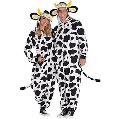 Adult Cow Zipstser Costume Halloween Alley