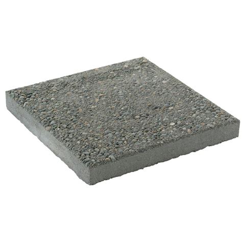 Mutual Materials 16 In X 16 In Square Exposed Aggregate Concrete Step