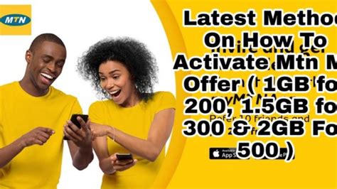 How To Active MTN 6GB For 600 1 5GB For 300 Naira Only ArewaTechBlog