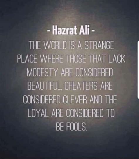 Hazrat Ali Imam Ali The Loyal Strange Places Cheaters Modesty Tak