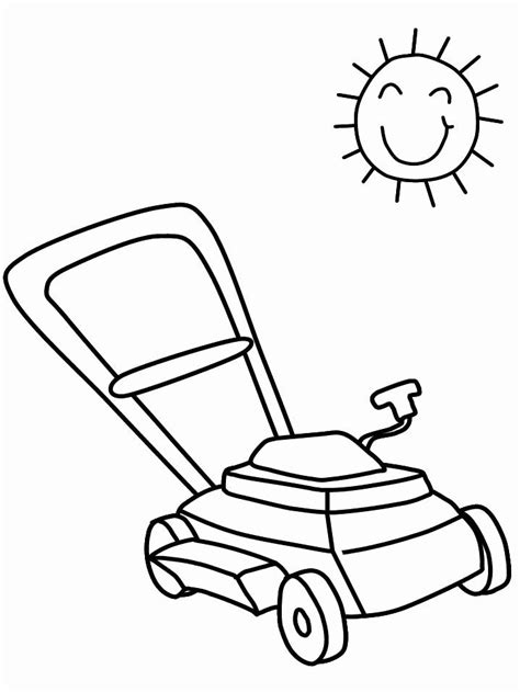 Printable Boy Lawn Mowers Printable Boy Coloring Pages For Kids