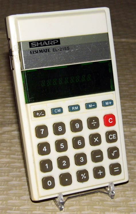 Vintage Sharp Elsi Mate Electronic Pocket Calculator Mode Flickr