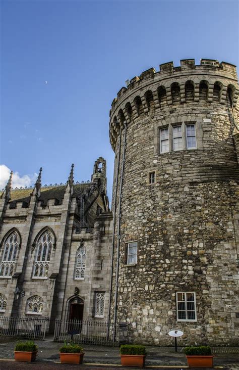 Royal Chapel And Record Tower Round Tower Of Dublin Castle Ireland