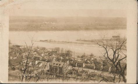 Aerial View Catlettsburg Ky Postcard