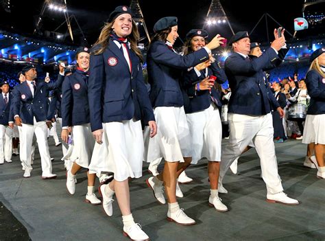 Blazers And Berets From Olympic Opening Ceremonies Fashion Rewind E News