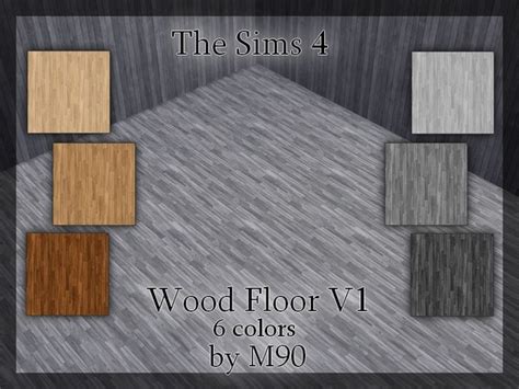 M90 Wood Floor V1 By Mircia90 Sims 4 Walls And Floors