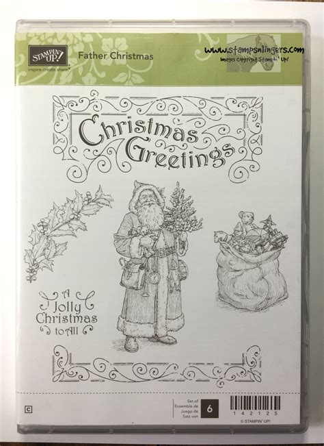 Stampin Up Father Christmas For A Single Stamp Set Sunday Stamps