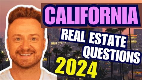 2024 California Real Estate Exam Questions - YouTube