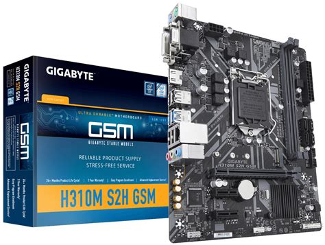 Материнская плата Gigabyte H310m S2h Gsm Intel H310 S1151v2 Matx