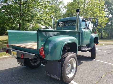 1953 Ford F100 Built On F600 Chassis Diesel 4x4 Ford Daily Trucks