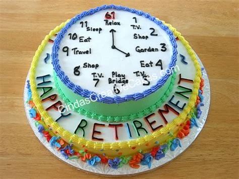 Here we can find retirement cake ideas for men, elegant retirement cakes and ladies retirement cake, they are the good collection related to classy retirement cakes. Retirement Cake Photo Directory Page 18 - snackncake
