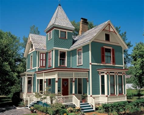 Typically victorians used three colors on the exterior of their home by using trim colors to contrast and accent the main. Victorian House Paint Colors Exterior - Decor IdeasDecor Ideas