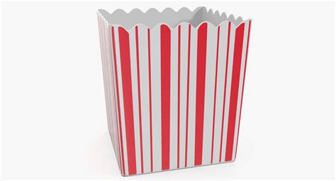 3d Box Of Popcorn D96