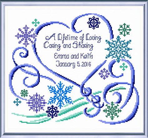 #the numbers at the bottom are: Winter Wedding Cross Stitch Pattern by Ursula Michael ...