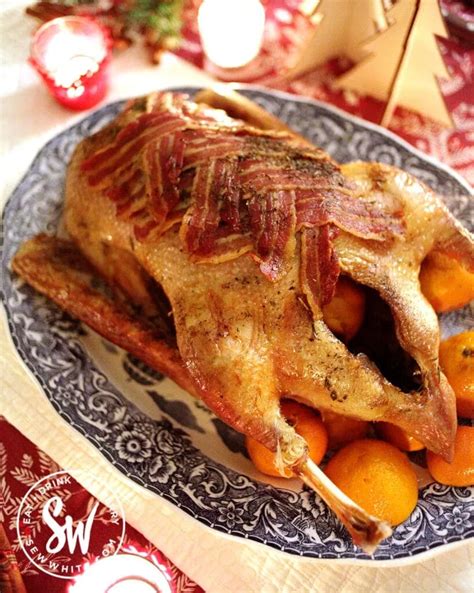 How To Cook Goose Easy Christmas Roast Goose Sew White