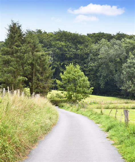 Idyllic Country Road In The Sun Stock Photo Image Of Lane Dirt 74048594