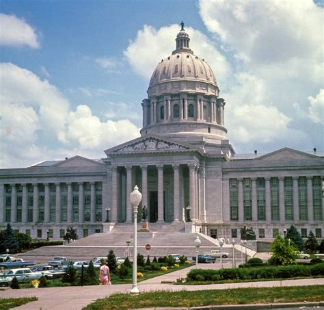 Free Vintage Stock Photo Of The Missouri State Capitol Jefferson City