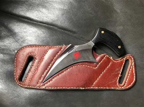 Push Dagger By Al Mar Small Of The Back Sheath By Me This Is A Blade I