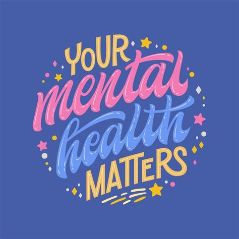 Your Mental Health Matters Hand Drawing 1220891 Vector Art At Vecteezy