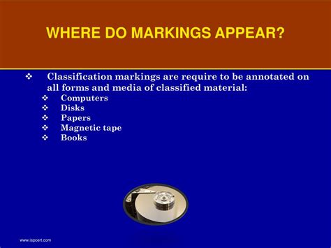 Ppt Marking Classified Material Powerpoint Presentation Free