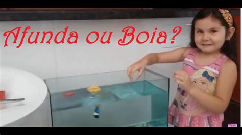 Desafio Afunda Ou Boia By Anna Luiza Youtube